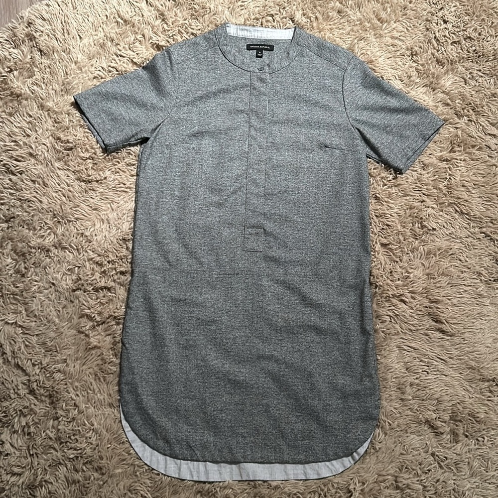 Banana Republic Women’s Dress - Grey - size 8